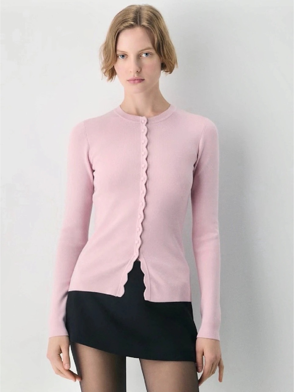 NWOT Aritzia Wilfred Shelly Cardigan - Dusty Pink - Size S